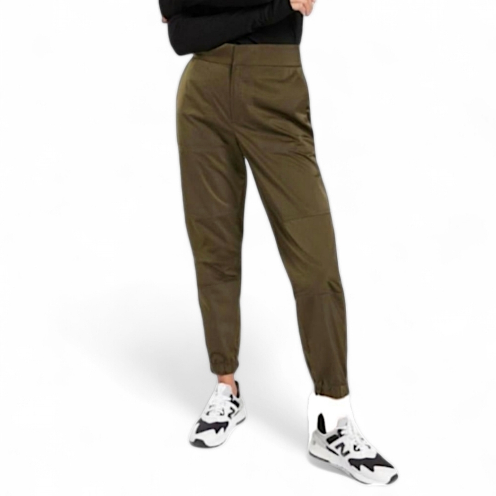 Athleta Olive Track Pants